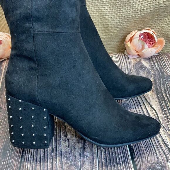 Bar III Black Grand Knee Boots - Picture 7 of 8